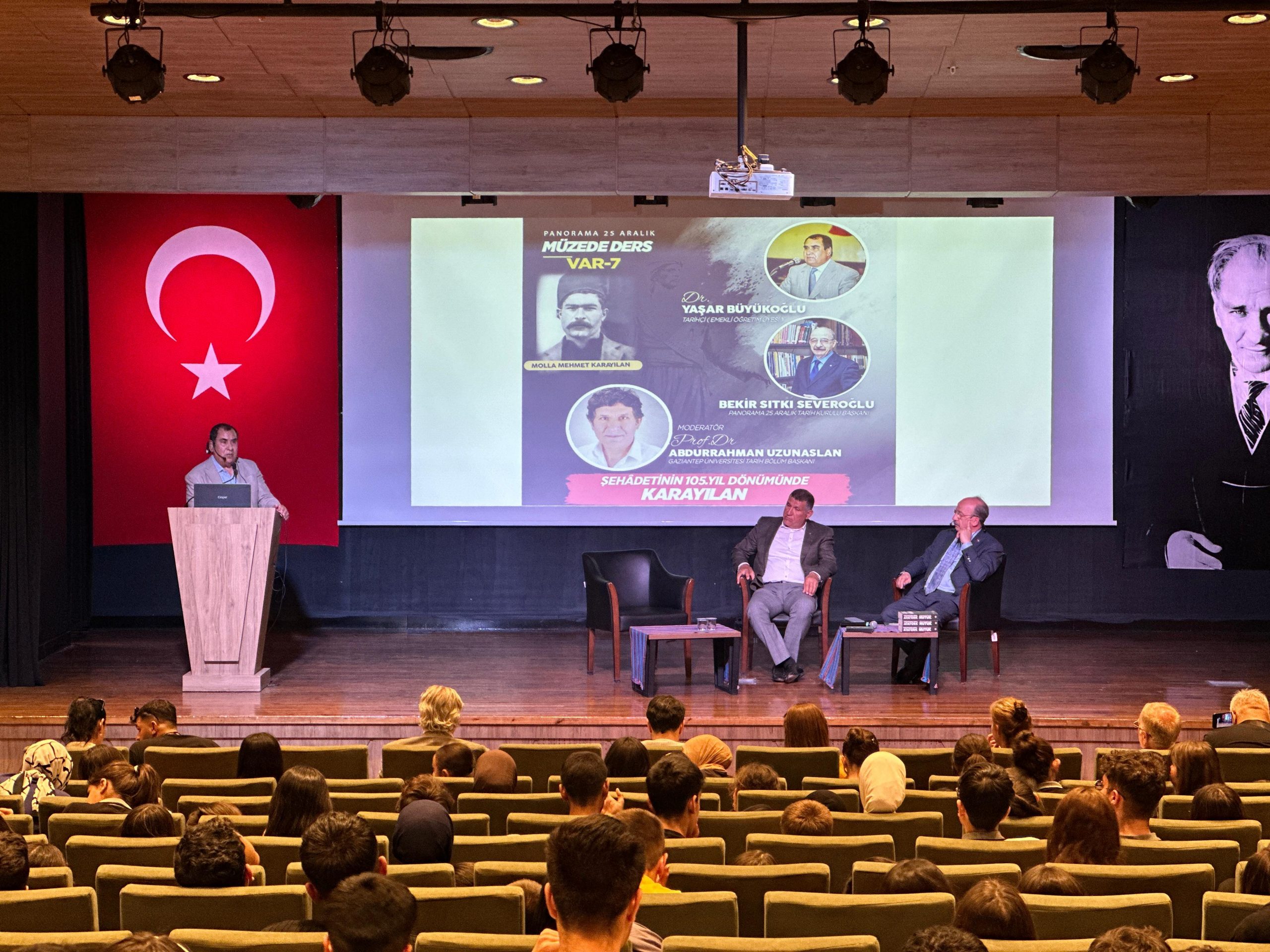 Müzede Ders Var – 7  / Şehadetinin 105. Yıl Dönümünde Karayılan” Paneli Panorama 25 Aralık Müzesi’nde Gerçekleştirildi